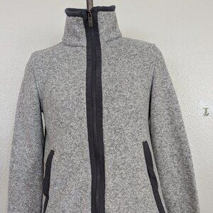 Lululemon Gray "It’s Fleecing Cold" Fleece Zip Up Jacket